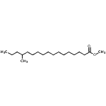 CAS#: 2490-23-5， Methyl 14-Methylheptadecanoate