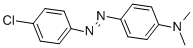 structure of CAS# 2491-76-1, 4-(4-Chlorophenyl)Diazenyl-N,N-Dimethylaniline;4-(4-Chlorophenyl)Azo-N,N-Dimethyl-Aniline;4-(4-Chlorophenyl)Azo-N,N-Dimethylaniline;[4-(4-Chlorophenyl)Azophenyl]-Dimethyl-Amine