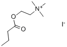 结构式 CAS# 2494-56-6, 2-丁酰氧基乙基-三甲基碘化铵