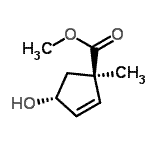 CAS#: 249536-94-5， Methyl (1R,4R)-4-Hydroxy-1-Methyl-2-Cyclopentene-1-Carboxylate