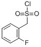 structure of CAS# 24974-71-8, 2-Fluoro-Benzenemethanesulfonylchloride;(2-Fluorophenyl)Methanesulfonyl Chloride(SALTDATA: FREE);(2-Fluorophenyl)Methanesulphonyl Chloride 95%;(2-Fluorophenyl)Methanesulphonylchloride95%