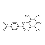 CAS#: 249929-77-9， N-(6-Amino-1,3-Dimethyl-2,4-Dioxo-1,2,3,4-Tetrahydro-5-Pyrimidinyl)-4-Nitrobenzamide