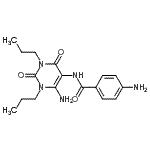 CAS#: 249929-79-1， 4-Amino-N-(6-Amino-2,4-Dioxo-1,3-Dipropyl-1,2,3,4-Tetrahydro-5-Pyrimidinyl)Benzamide