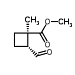 CAS#: 249930-46-9， Methyl (1R,2R)-2-Formyl-1-Methylcyclobutanecarboxylate