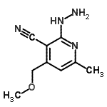 CAS#: 250259-88-2， 2-Hydrazino-4-(Methoxymethyl)-6-Methylnicotinonitrile