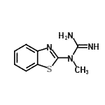 CAS 登录号：25039-63-8， 1-(1,3-苯并噻唑-2-基)-1-甲基胍