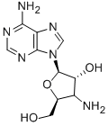 结构式 CAS# 2504-55-4, 3'-氨基-3'-脱氧-腺苷