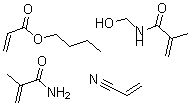 CAS#: 25068-04-6， 2-Propenoic Acid, Butyl Ester, Polymer With N-(Hydroxymethyl)-2-Methyl-2-Propenamide, 2-Methyl-2-Propenamide And 2-Propenenitrile