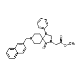 CAS#: 250685-44-0， Methyl [8-(2-Naphthylmethyl)-4-Oxo-1-Phenyl-1,3,8-Triazaspiro[4.5]Dec-3-Yl]Acetate