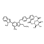 CAS#: 250780-40-6， 1-O-({4'-[(1,7'-Dimethyl-2'-Propyl-1H,3'H-2,5'-Bibenzimidazol-3'-Yl)Methyl]-2-Biphenylyl}Carbonyl)-beta-D-Glucopyranuronic Acid