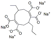 CAS 登录号：25198-75-8， 8-乙基-3-丙基-1,5-环壬二烯-1,2,5,6-四羧酸四钠盐