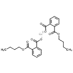 structure of CAS# 25215-53-6, Copper(2+) Bis[2-(Butoxycarbonyl)Benzoate];Copper(2+) bis[2-(butoxycarbonyl)benzoate];Monobutyl Phthalate Copper(II) Salt;Phthalic acid, monobutyl ester, copper(2+) salt (8CI)