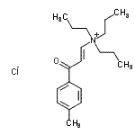 CAS#: 252367-60-5， (1E)-3-(4-Methylphenyl)-3-Oxo-N,N,N-Tripropyl-1-Propen-1-Aminium Chloride