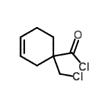 CAS#: 25255-57-6， 1-(Chloromethyl)-3-Cyclohexene-1-Carbonyl Chloride