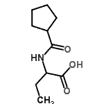 CAS#: 252678-53-8， 2-[(Cyclopentylcarbonyl)Amino]Butanoic Acid