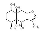 CAS#: 25274-06-0， (4S)-4,4a,5,6,7,8,8a,9-Octahydro-3,4abeta,5beta-Trimethylnaphtho[2,3-b]Furan-4beta,8alpha,8abeta-Triol