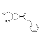 CAS#: 252770-09-5， Benzyl 3-Amino-4-(Hydroxymethyl)Pyrrolidine-1-Carboxylate