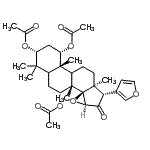 CAS#: 25279-68-9， (1alpha,3alpha,7alpha,9xi,13alpha,14beta,15beta,17alpha)-17-(3-Furyl)-4,4,8-Trimethyl-16-Oxo-14,15-Epoxyandrostane-1,3,7-Triyl Triacetate