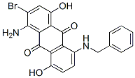 CAS 登录号:25282-76-2, 1-氨基-5-(苄基氨基)-2-溴-4,8-二羟基蒽醌