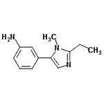 CAS#: 252928-68-0， 3-(2-Ethyl-1-Methyl-1H-Imidazol-5-Yl)Aniline