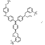 CAS#: 25305-85-5， Hydrogen 3-({[4-({4-[(4-Ethoxyphenyl)Amino]Phenyl}{4-[Ethyl(3-Sulfonatobenzyl)Amino]Phenyl}Methylene)-2,5-Cyclohexadien-1-Ylidene](Ethyl)Ammonio}Methyl)Benzenesulfonate
