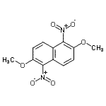 CAS#: 25314-97-0， 2,6-Dimethoxy-1,5-Dinitronaphthalene