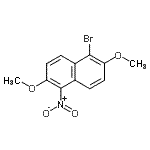CAS#: 25314-99-2， 1-Bromo-2,6-Dimethoxy-5-Nitronaphthalene