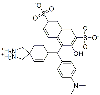 CAS#: 25317-10-6， [4-[[4-(Dimethylamino)Phenyl](2-Hydroxy-3,6-Disulphonato-1-Naphthyl)Methylene]Cyclohexa-2,5-Dien-1-Ylidene]Dimethylammonium