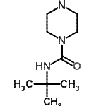 CAS#: 253175-42-7， N-(2-Methyl-2-Propanyl)-1-Piperazinecarboxamide