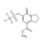 CAS#: 253195-64-1， Methyl 5-Oxo-6-{[(Trifluoromethyl)Sulfonyl]Oxy}-1,2,3,5-Tetrahydro-8-Indolizinecarboxylate