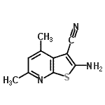 CAS#: 253326-34-0， 2-Amino-4,6-Dimethylthieno[2,3-b]Pyridine-3-Carbonitrile
