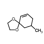 CAS#: 25346-61-6， 9-Methyl-1,4-Dioxaspiro[4.5]Dec-6-Ene