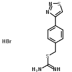 CAS#: 253586-55-9， 4-(1,2,3-Thiadiazol-4-Yl)Benzyl Carbamimidothioate Hydrobromide (1:1)