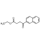 结构式 CAS# 25370-42-7, 乙基4-(2-萘基)-4-氧代丁酸酯