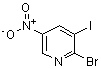 structure of CAS# 25391-61-1, 2-Bromo-3-Iodo-5-Nitropyridine;2-Bromo-3-iodo-5-nitropyridine;MFCD09038021