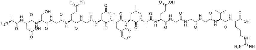 structure of CAS# 25422-31-5, Fibrinopeptide A(Human);Fibrinopeptide A (Human)