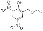 structure of CAS# 2544-94-7, 2-(Ethoxymethyl)-4,6-Dinitrophenol;2-(Ethoxymethyl)-4,6-Dinitro-Phenol;Nsc164627;Phenol, 2-(Ethoxymethyl)-4,6-Dinitro-