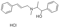 CAS#: 25441-16-1， alpha-[1-[Methyl(3-Phenyl-2-Propen-1-Yl)Amino]Ethyl]-Benzenemethanol Hydrochloride (1:1)