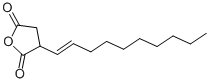 结构式 CAS# 25447-83-0, 2-癸烯-1-基琥珀酸酐