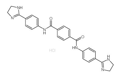 CAS#: 2545-16-6， N,N'-Bis[4-(4,5-Dihydro-1H-Imidazol-2-Yl)Phenyl]Benzene-1,4-Dicarboxamide dihydrochloride