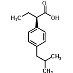 CAS#: 254886-68-5， (2R)-2-(4-Isobutylphenyl)Butanoic Acid