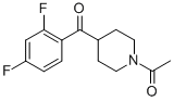 CAS#: 25519-77-1， 1-[4-(4-Fluorobenzoyl)-1-Piperidinyl]-Ethanone