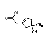 CAS#: 255384-77-1， (4,4-Dimethyl-1-Cyclopenten-1-Yl)Acetic Acid
