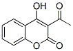 structure of CAS# 2555-37-5, 3-Acetyl-2-Hydroxychromen-4-One;3-Acetyl-2-Hydroxy-Chromen-4-One;3-Acetyl-2-Hydroxy-4-Chromenone;3-Acetyl-2-Hydroxy-Chromone