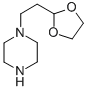 structure of CAS# 25553-77-9, 1-[2-(1,3-Dioxolan-2-Yl)Ethyl]-Piperazine;1-(2-(1,3-Dioxolan-2-Yl)Ethyl)Piperazine