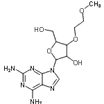 CAS#: 256224-02-9， 9-[3-O-(2-Methoxyethyl)Pentofuranosyl]-9H-Purine-2,6-Diamine