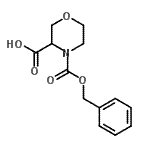 CAS#: 256446-67-0， 4-[(Benzyloxy)Carbonyl]-3-Morpholinecarboxylic Acid