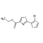 CAS#: 256508-38-0， Ethyl 2-(3-Bromo-2-Thienyl)-1,3-Thiazole-4-Carboxylate