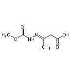CAS#: 256663-93-1， (3E)-3-[(Methoxycarbonyl)Hydrazono]Butanoic Acid