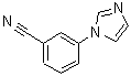 结构式 CAS# 25699-85-8, 3-(1H-咪唑-1-基)苯甲腈